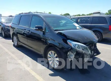 Toyota Sienna 2015 Black AUTOMATIC 3.5L | 5TDDK3DC4FS116793 | Bidinfo APP