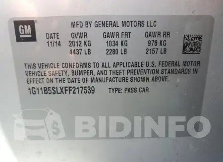 1G11B5SLXFF217539