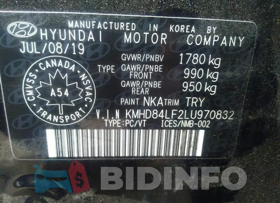 KMHD84LF2LU970832 Photo# 9