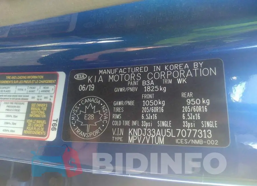 KNDJ33AU5L7077313 Photo# 9