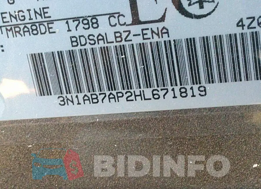 3N1AB7AP2HL671819 Photo# 9
