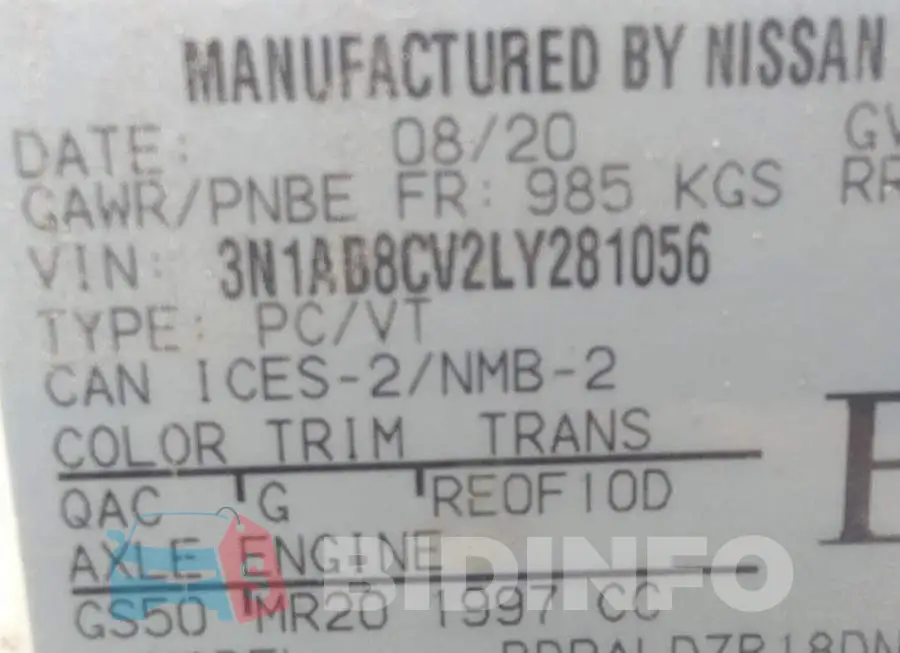 3N1AB8CV2LY281056 Photo# 9