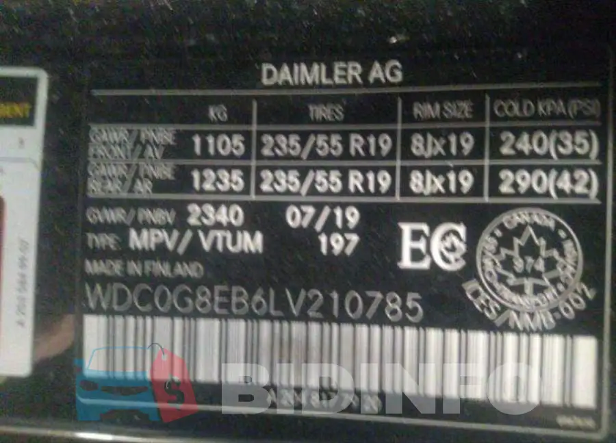 WDC0G8EB6LV210785 Photo# 10