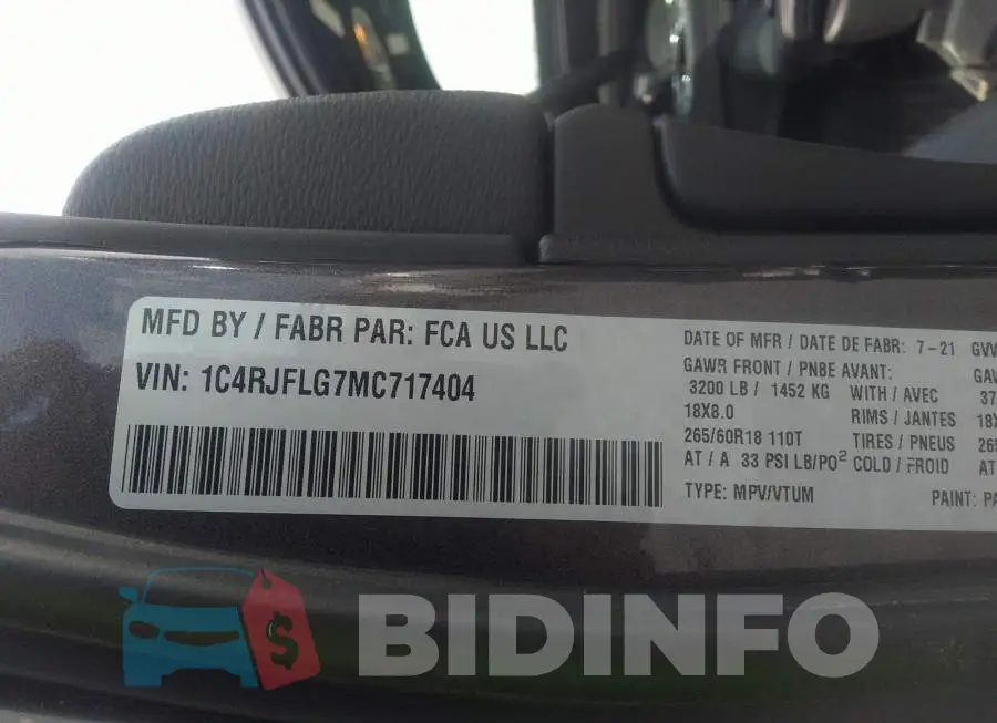 1C4RJFLG7MC717404 Photo# 9