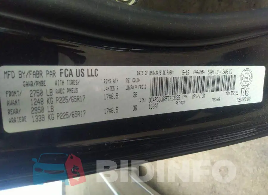 3C4PDCCB2FT713625 Photo# 9