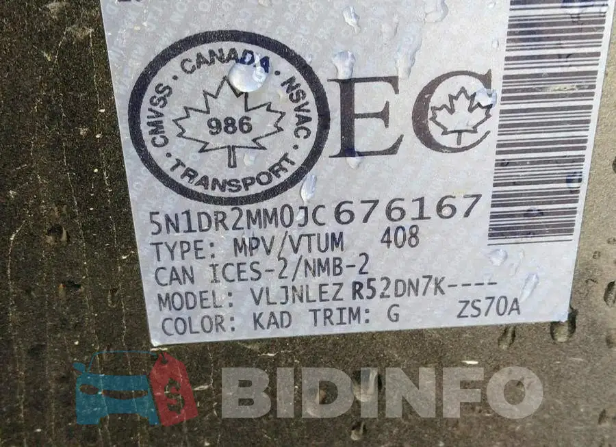 5N1DR2MM0JC676167 Photo# 9
