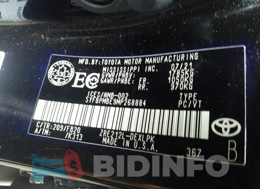 5YFBPMBE9MP268884 Photo# 9