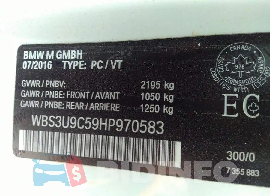 WBS3U9C59HP970583 Photo# 9