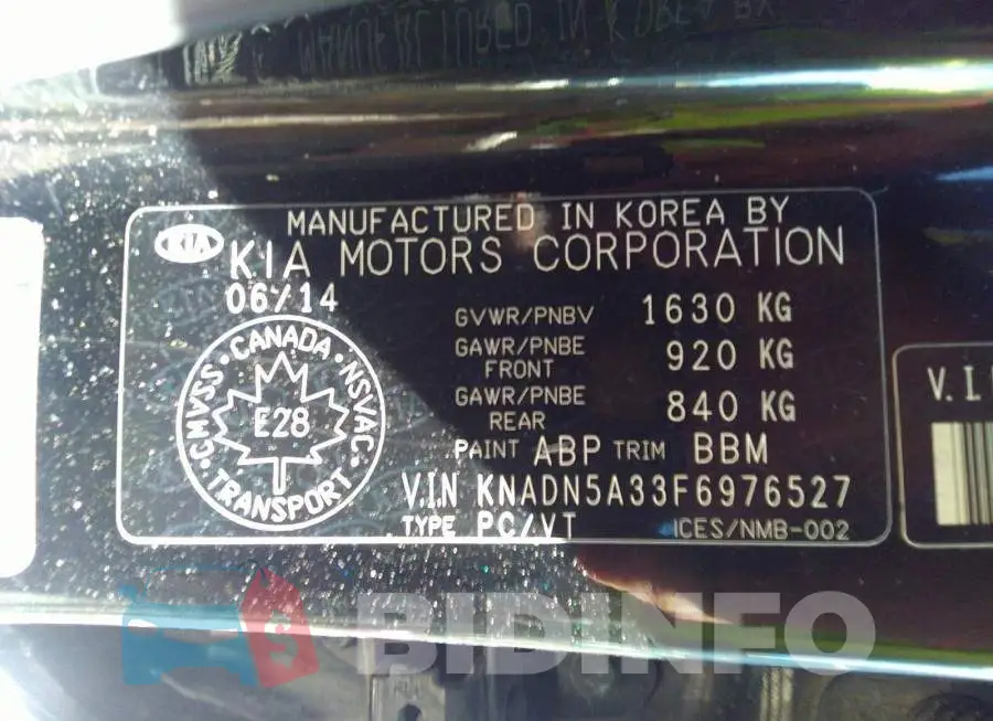 KNADN5A33F6976527 Photo# 9