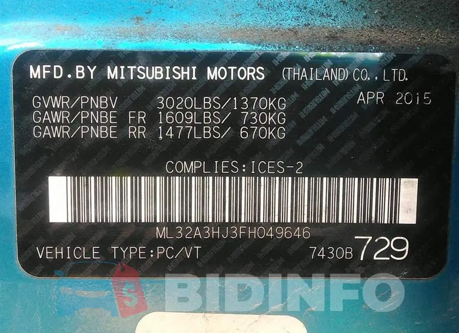 ML32A3HJ3FH049646 Photo# 9