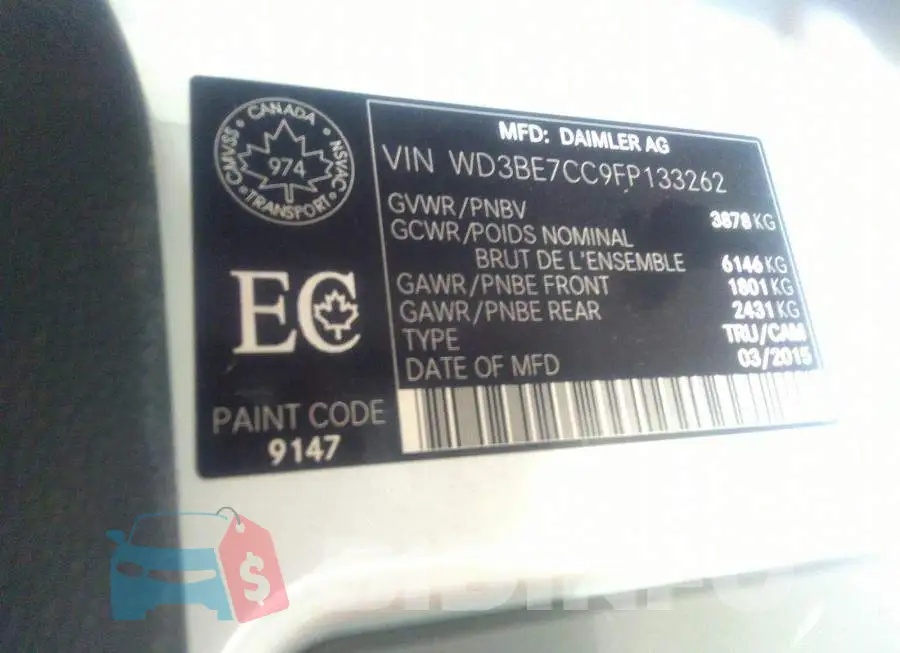WD3BE7CC9FP133262 Photo# 9