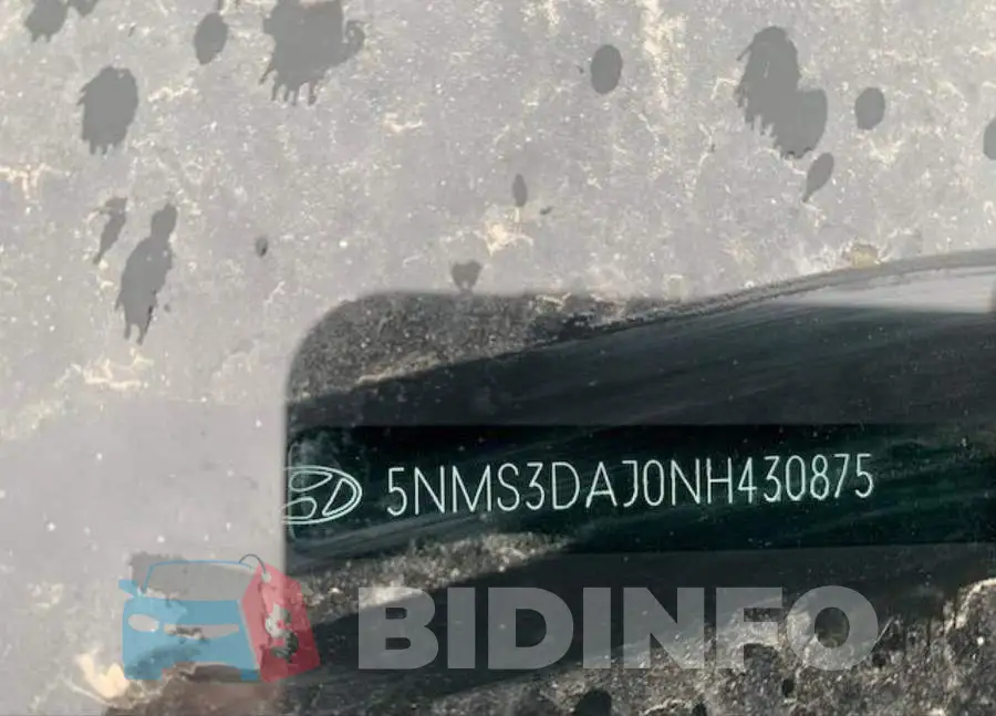 5NMS3DAJ0NH4C0875 Photo# 2