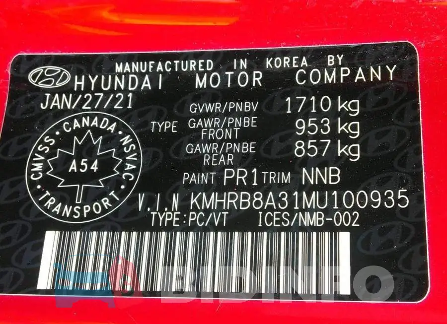 KMHRB8A31MU100935 Photo# 9