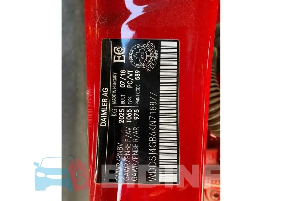 WDDSJ4GB6KN718877 Photo# 9