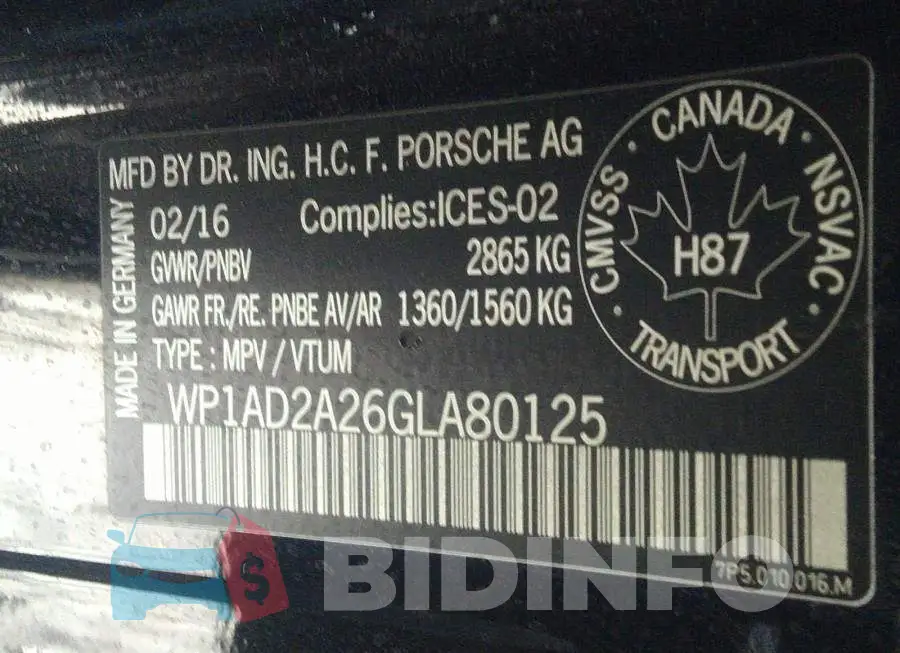 WP1AD2A26GLA80125 Photo# 9