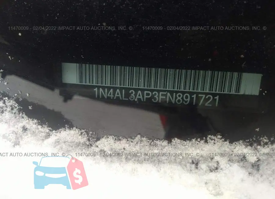 1N4AL3AP3FN891721 Photo# 9