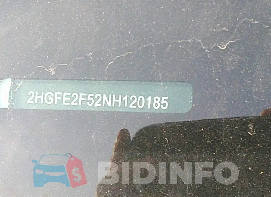 2HGFE2F52NH120185 Photo# 9
