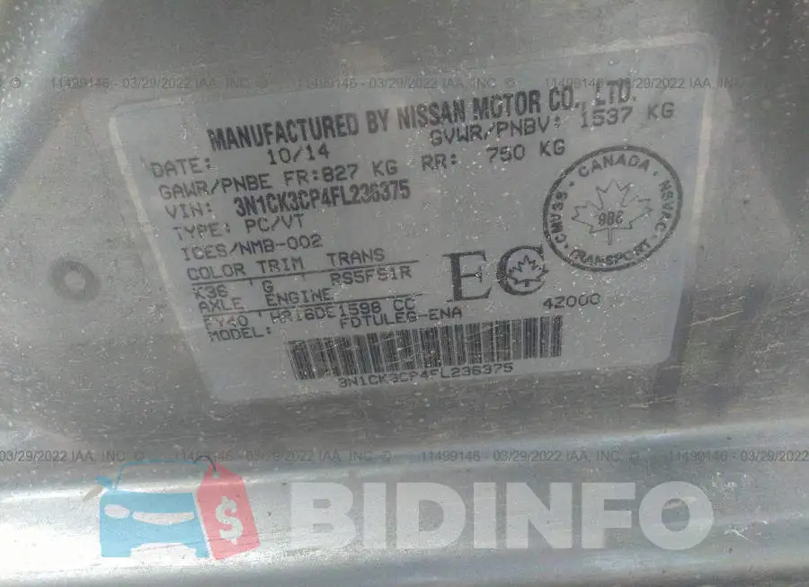 3N1CK3CP4FL236375 Photo# 9