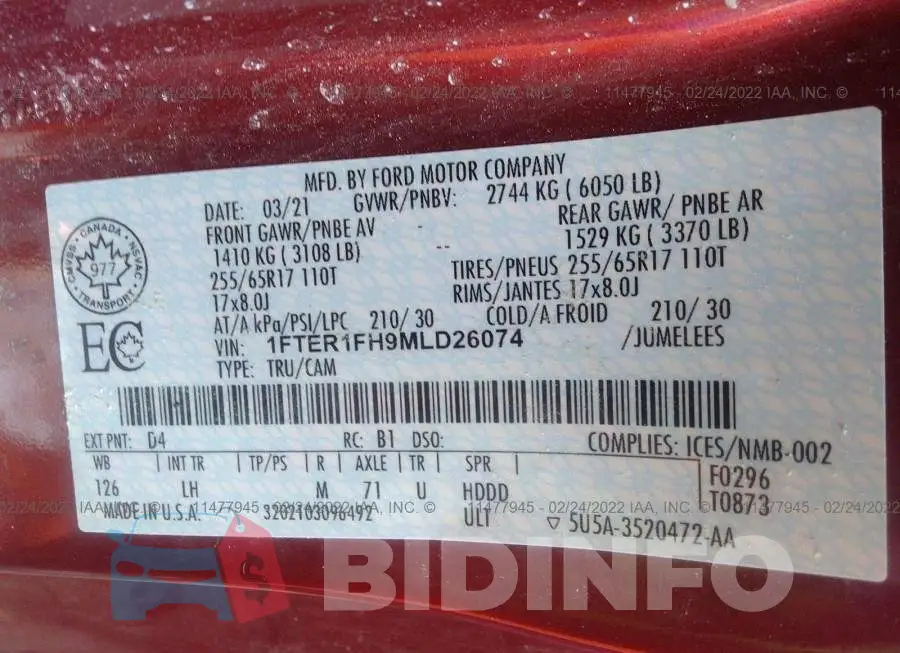 1FTER1FH9MLD26074 Photo# 9