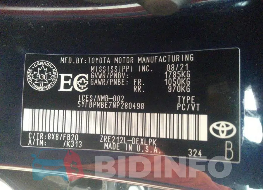 5YFBPMBE7NP280498 Photo# 9