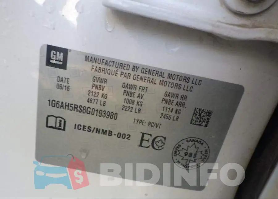 1G6AH5RS8G0193980 Photo# 9