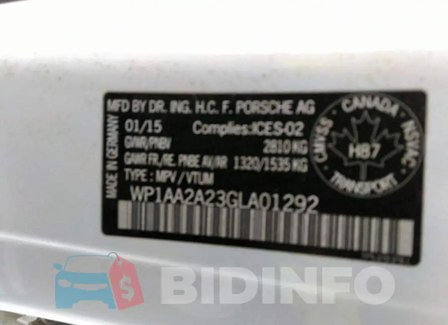 WP1AA2A23GLA01292 Photo# 9
