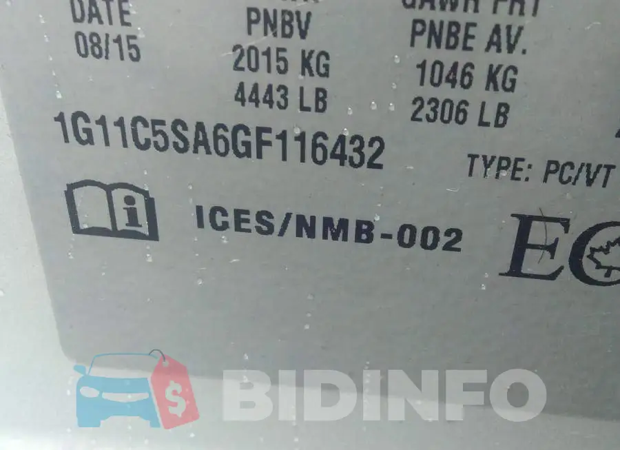 1G11C5SA6GF116432 Photo# 9