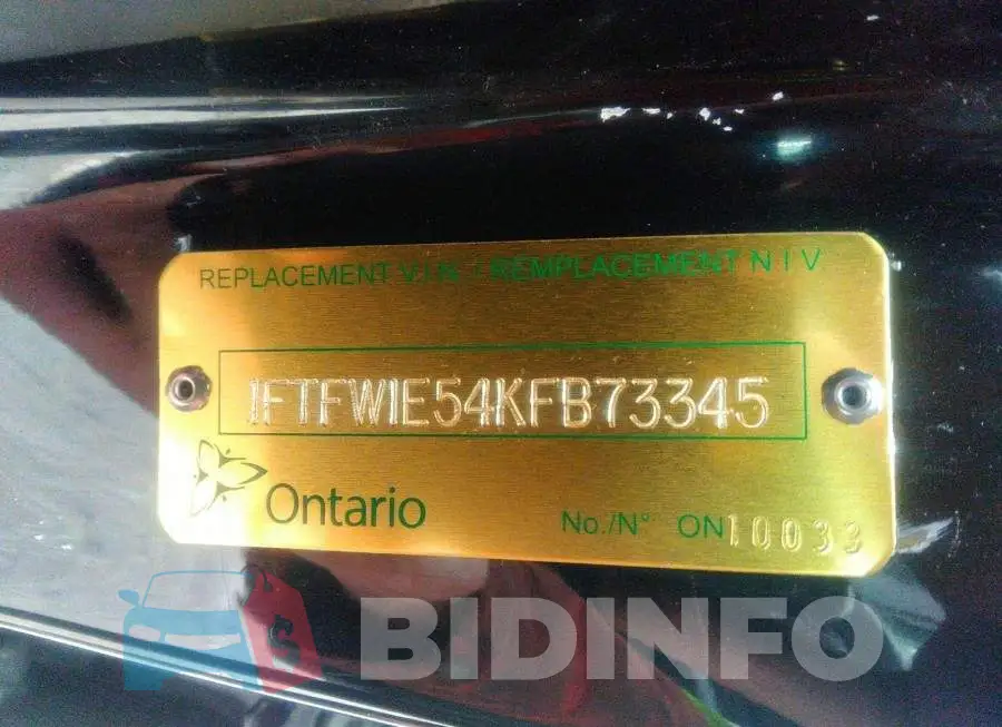 1FTFW1E54KFB73345 Photo# 9