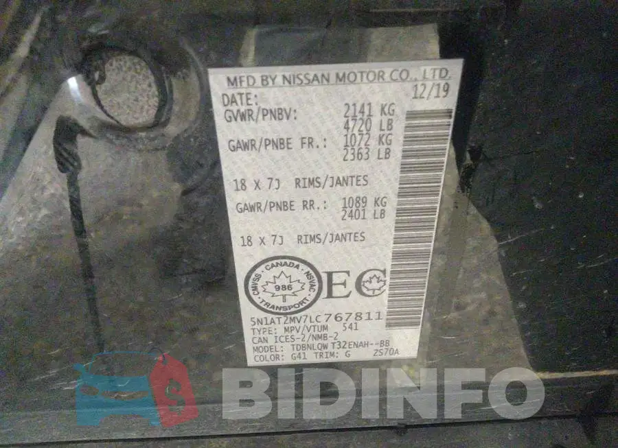5N1AT2MV7LC767811 Photo# 9