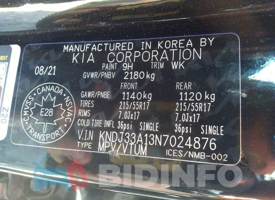 KNDJ33A13N7024876 Photo# 9