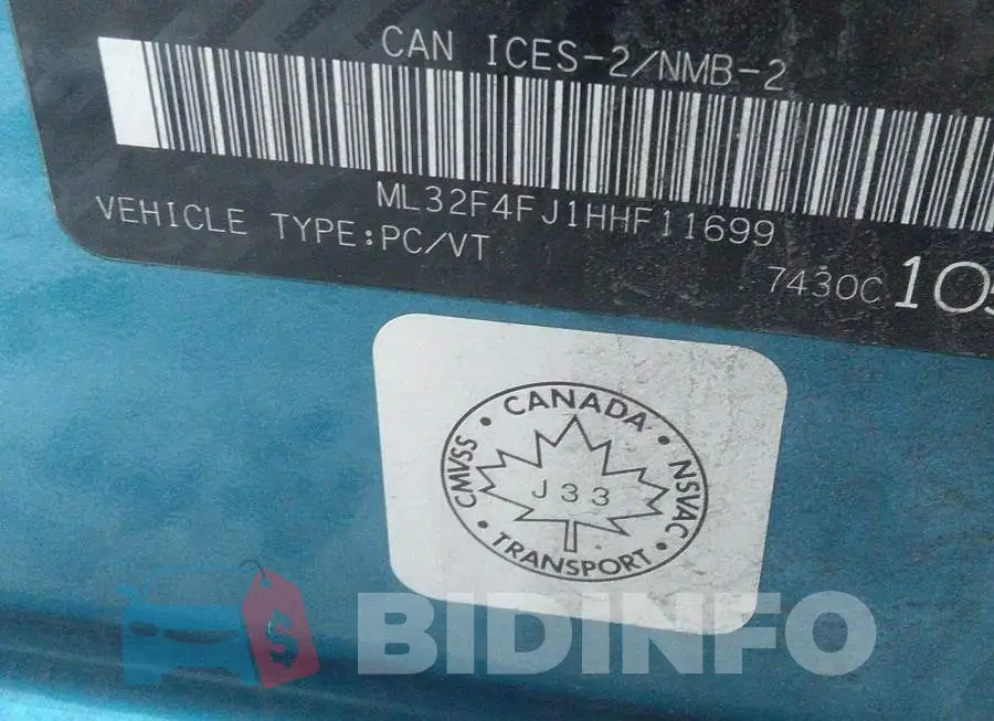 ML32F4FJ1HHF11699 Photo# 9