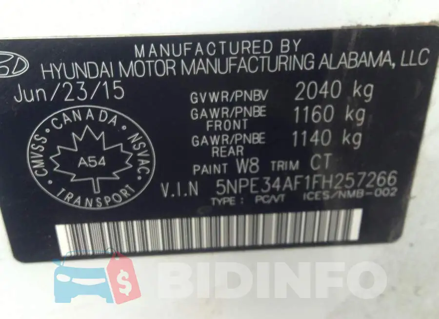 5NPE34AF1FH257266 Photo# 9