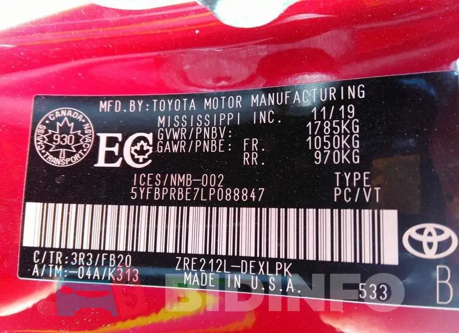5YFBPRBE7LP088847 Photo# 9