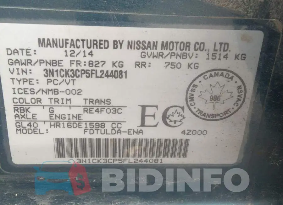 3N1CK3CP5FL244081 Photo# 9