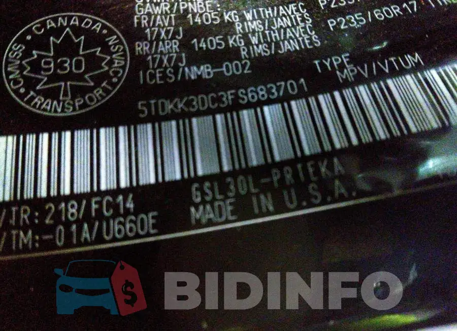 5TDKK3DC3FS683701 Photo# 9
