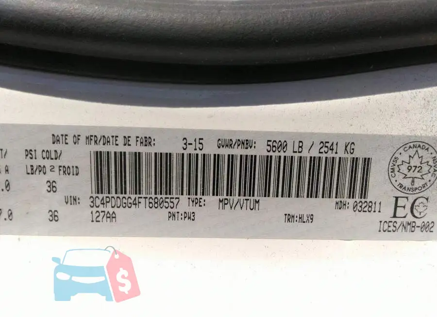 3C4PDDGG4FT680557 Photo# 9