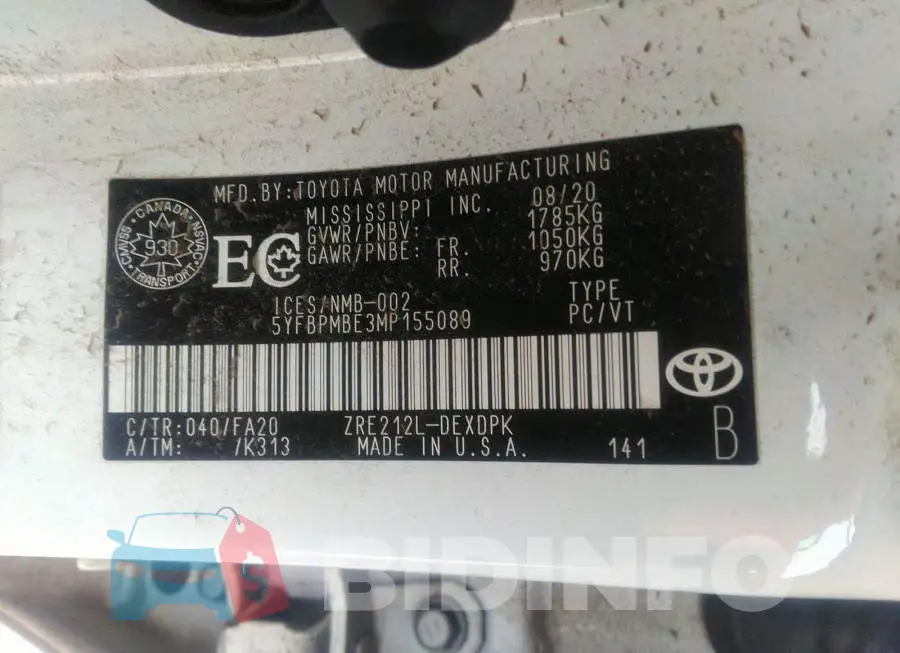 5YFBPMBE3MP155089 Photo# 9