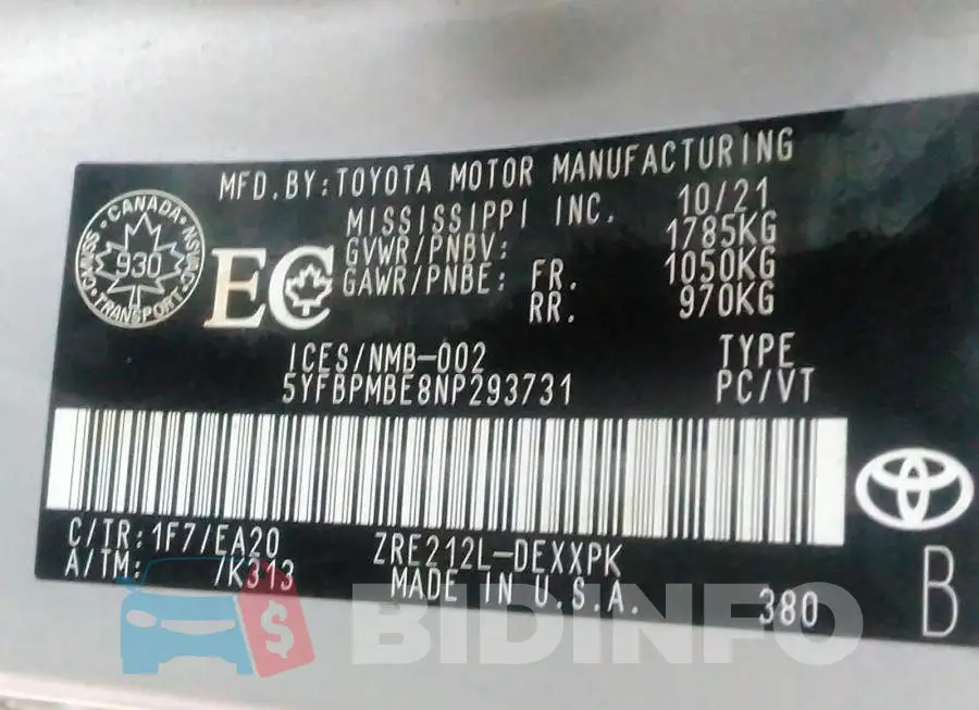 5YFBPMBE8NP293731 Photo# 9