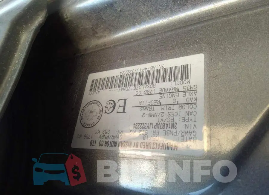 3N1AB7AP1JY322224 Photo# 9