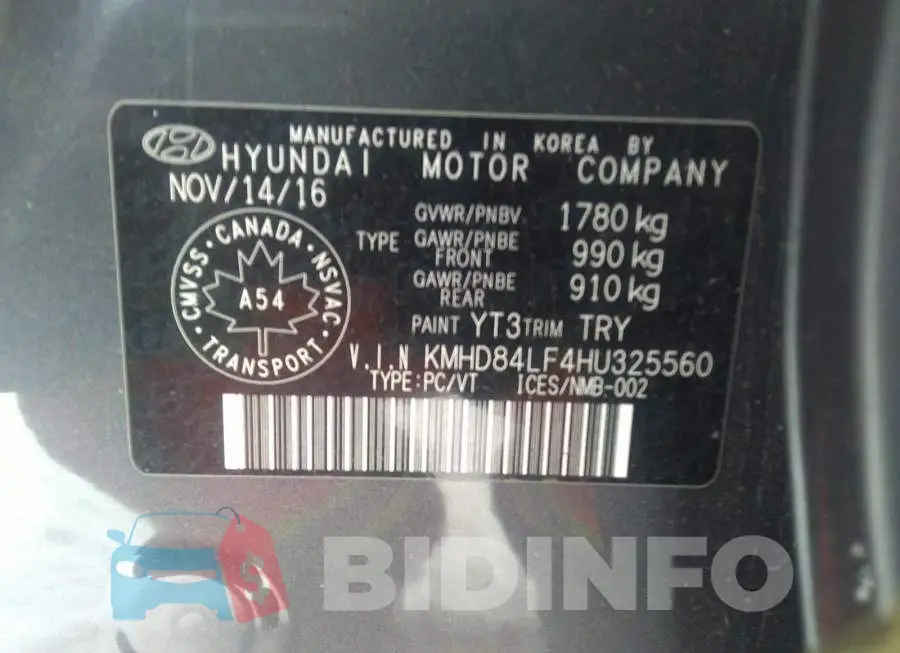 KMHD84LF4HU325560 Photo# 9