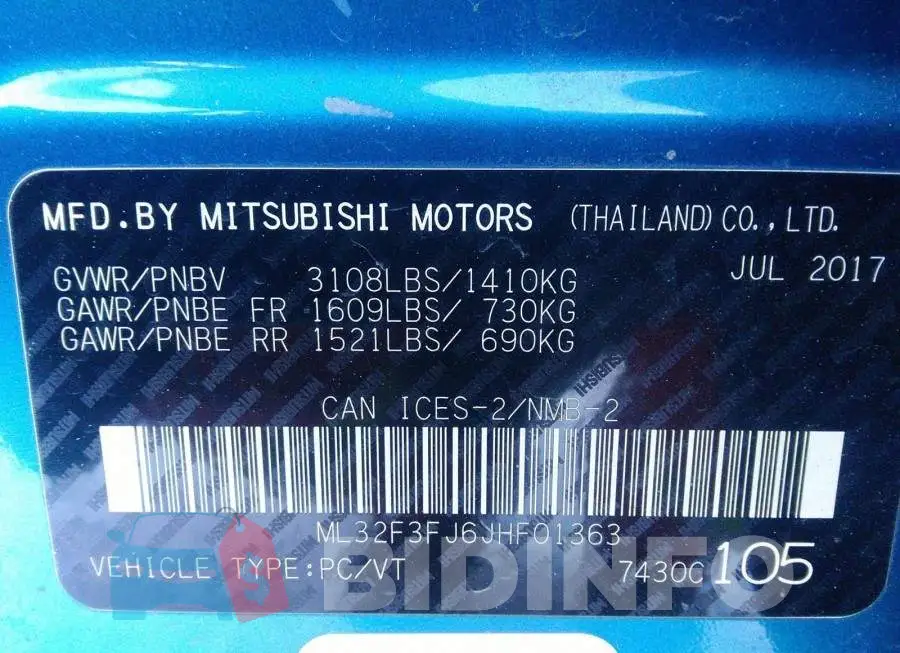 ML32F3FJ6JHF01363 Photo# 9