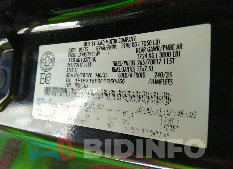 1FTFX1EF3FFB50456 Photo# 9