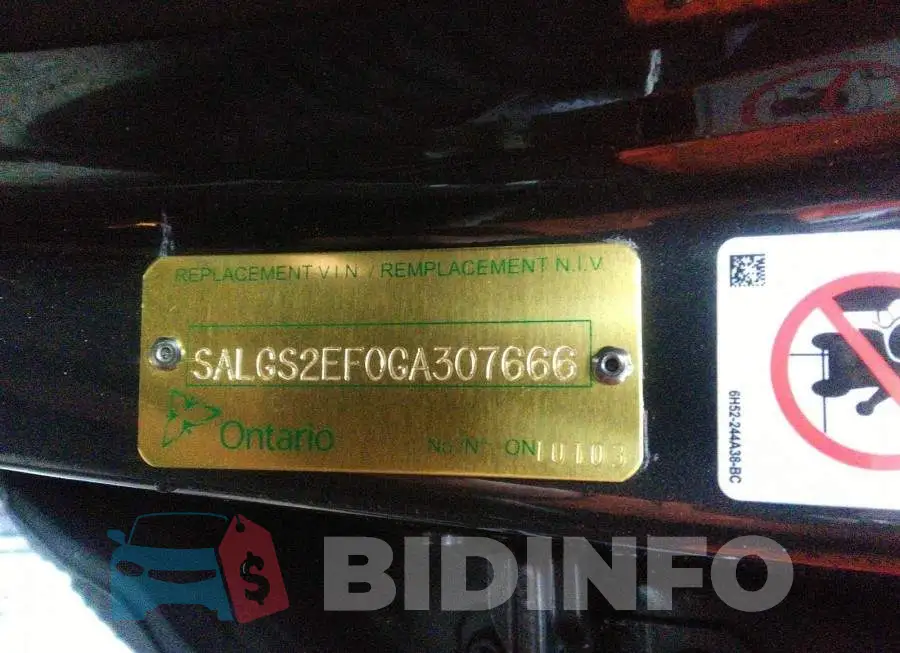 SALGS2EF0GA307666 Photo# 9