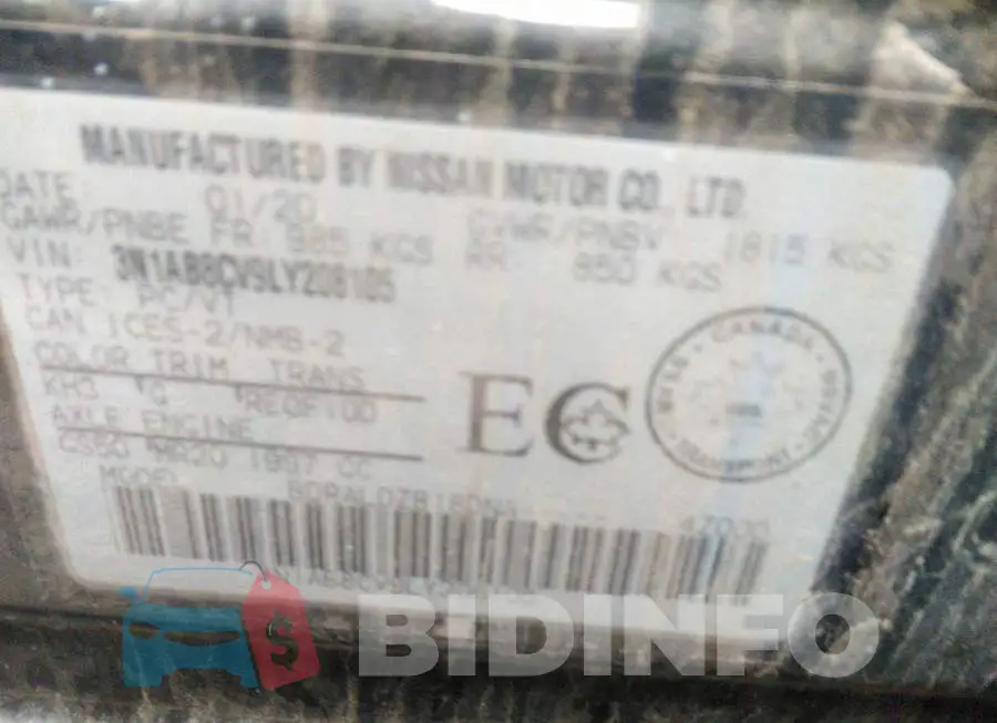 3N1AB8CV9LY208105 Photo# 9