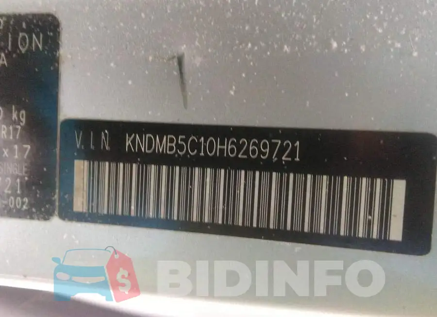 KNDMB5C10H6269721 Photo# 9