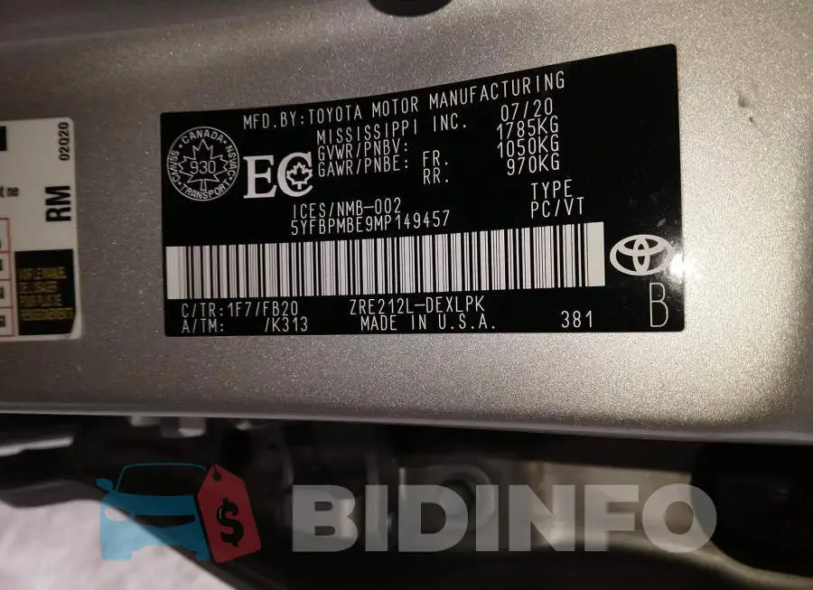 5YFBPMBE9MP149457 Photo# 9