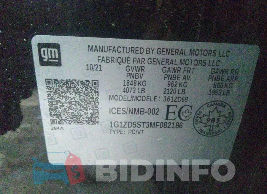 1G1ZD5ST3MF082186 Photo# 9