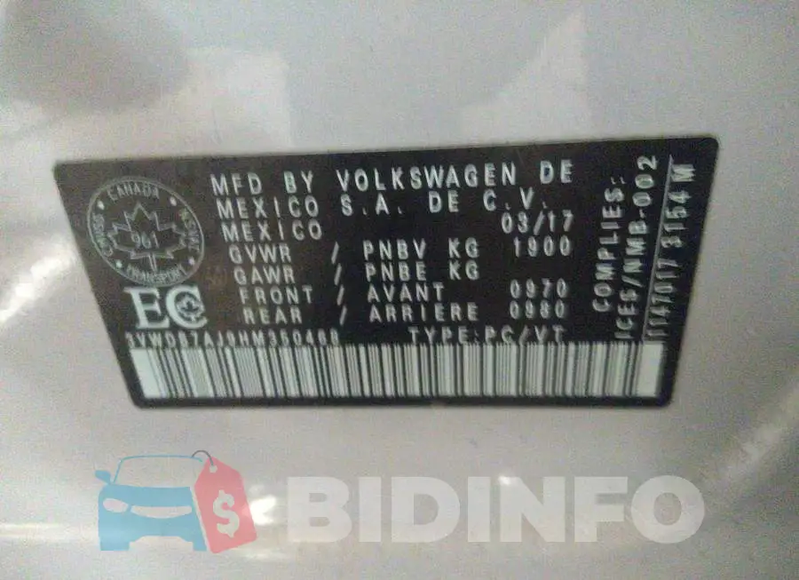 3VWDB7AJ9HM350468 Photo# 9