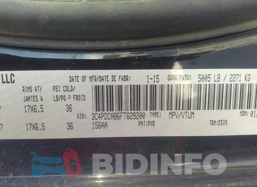 3C4PDCAB6FT629200 Photo# 9