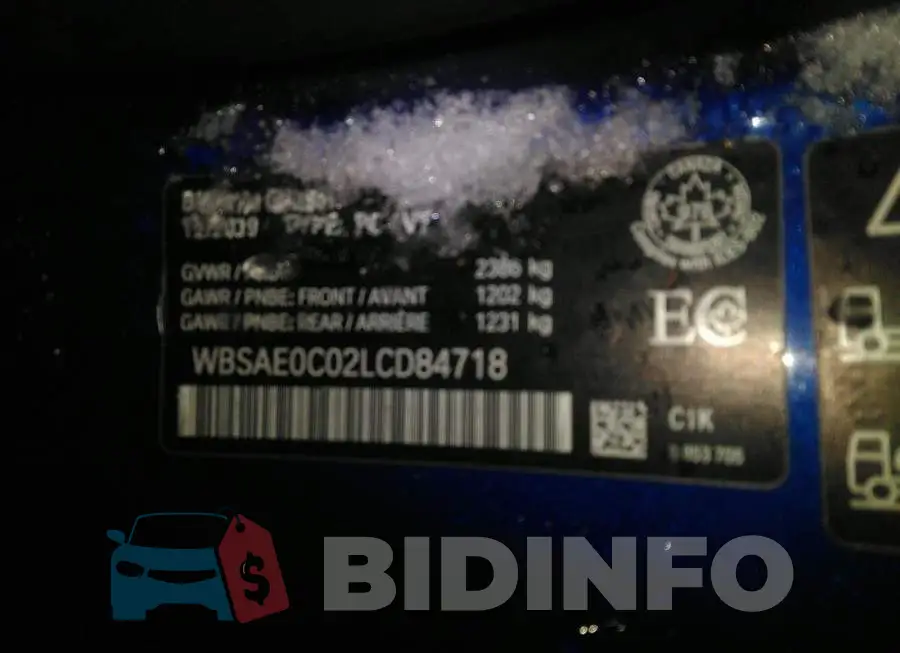 WBSAE0C02LCD84718 Photo# 9